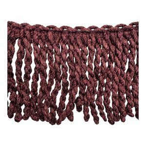 Burgundy Rope Bullion Fringe Trim 4+ Yards Sewing Notions Crafting Embellishment